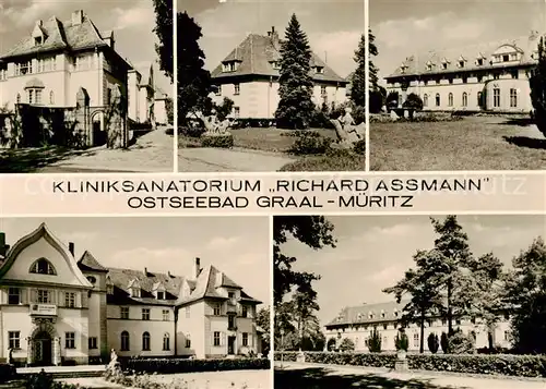 AK / Ansichtskarte 73829277 Graal-Mueritz_Ostseebad Kliniksanatorium Richard Assmann Graal-Mueritz_Ostseebad