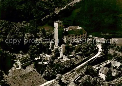 AK / Ansichtskarte  Hassmersheim Burg Guttenberg Fliegeraufnahme Hassmersheim