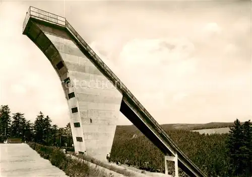 AK / Ansichtskarte  Oberhof__Thueringen Schanze am Rennsteig 