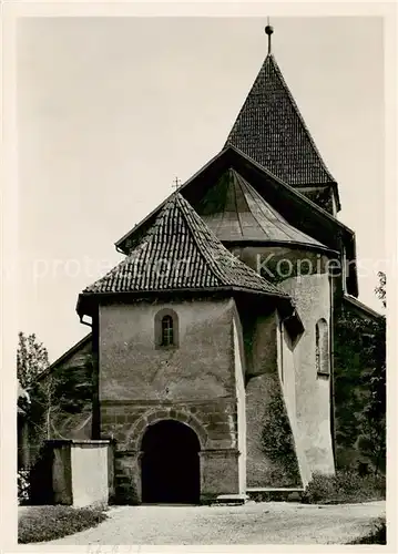AK / Ansichtskarte 73829340 Oberzell_Reichenau Stiftskirche St Georg Oberzell Reichenau