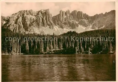 AK / Ansichtskarte 73829352 Lago_di_Carezza_Karersee_IT Col Latemar Dolomiti 