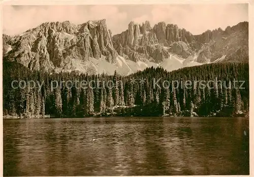 AK / Ansichtskarte  Lago_di_Carezza_Karersee_IT Col Latemar Dolomiti 