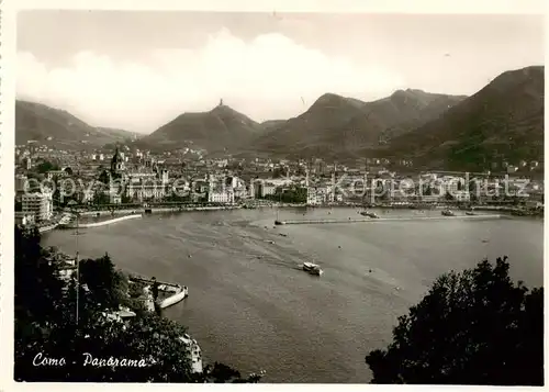 AK / Ansichtskarte  Como_Lago_di_Como Panorama Como_Lago_di_Como