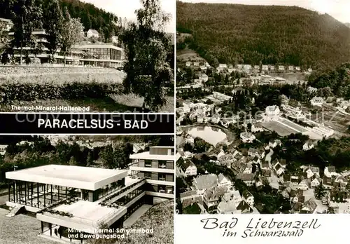 AK / Ansichtskarte 73829381 Bad_Liebenzell Paracelsus Bad Thermal Mineral Hallenbad Fliegeraufnahme Bad_Liebenzell