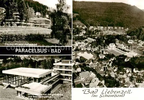 AK / Ansichtskarte  Bad_Liebenzell Paracelsus Bad Thermal Mineral Hallenbad Fliegeraufnahme Bad_Liebenzell