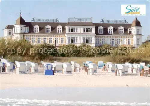 AK / Ansichtskarte  Usedom Romantik Seehotel Ahlbecker Hof Strand Usedom