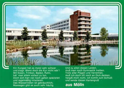 AK / Ansichtskarte 73829453 Moelln__Lauenburg Klinik Hellbachtal 
