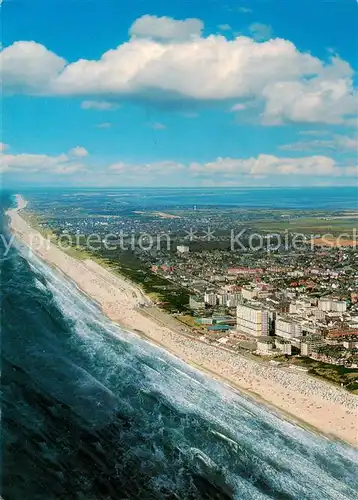 AK / Ansichtskarte  Westerland_Sylt Fliegeraufnahme Westerland_Sylt