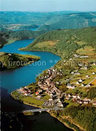 AK / Ansichtskarte 73829471 Einruhr_Simmerath am Obersee der Rurtalsperre Fliegeraufnahme 