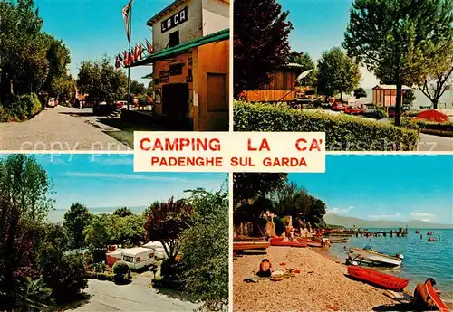 AK / Ansichtskarte Padenghe_Sul_Garda_IT Camping La Ca Spiaggia Lago di Garda 