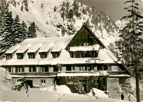 AK / Ansichtskarte Hohe_Tatra_Vysoke_Tatry_SK Bergbaude Kapitaen Moravka 