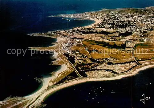 AK / Ansichtskarte Presqu_Ile_de_Quiberon_35 La pointe du Conguel et Port Maria Vue aerienne 