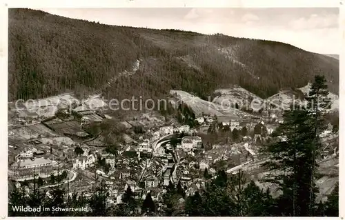 AK / Ansichtskarte Wildbad_Schwarzwald Panorama Wildbad_Schwarzwald