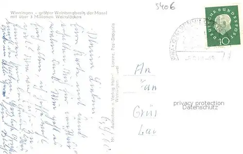 AK / Ansichtskarte Winningen_Mosel Weinhexenbrunnen Winningen Mosel