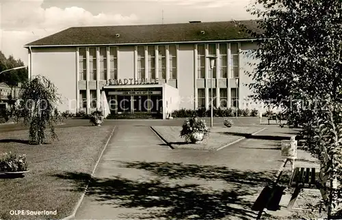 AK / Ansichtskarte Olpe_Meschede Stadthaalle Olpe Meschede