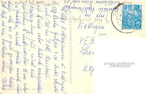 AK / Ansichtskarte Stadtlengsfeld Panorama Ortspartien Stadtlengsfeld