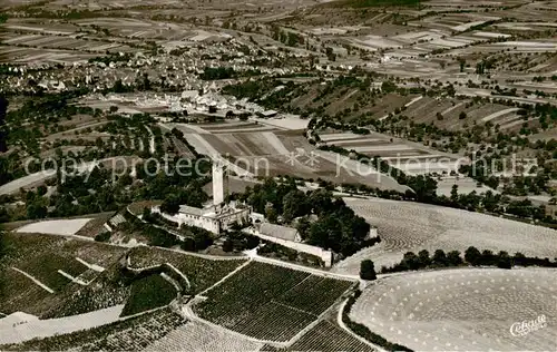 AK / Ansichtskarte  Sulzfeld_Baden Fliegeraufnahme mit Gaststaette Burg Ravensburg Sulzfeld_Baden