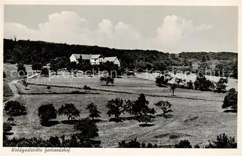 AK / Ansichtskarte  Trechtingshausen Waldgaststaette Gerhardshof Trechtingshausen