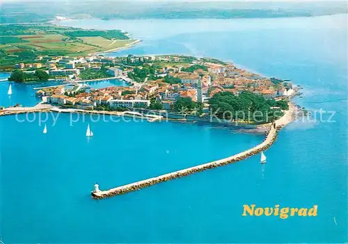 AK / Ansichtskarte 73829654 Novigrad_Croatia Fliegeraufnahme 