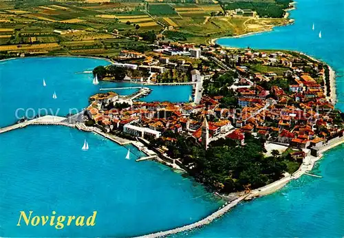 AK / Ansichtskarte  Novigrad_Croatia Fliegeraufnahme 