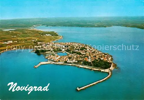 AK / Ansichtskarte  Novigrad_Croatia Fliegeraufnahme 