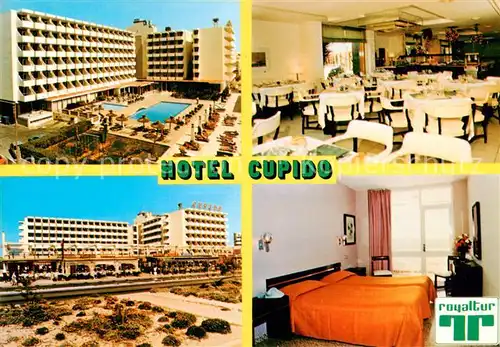 AK / Ansichtskarte 73829667 Playa_de_Palma_Mallorca Hotel Cupido Pool Speisesaal Zimmer Playa_de_Palma_Mallorca