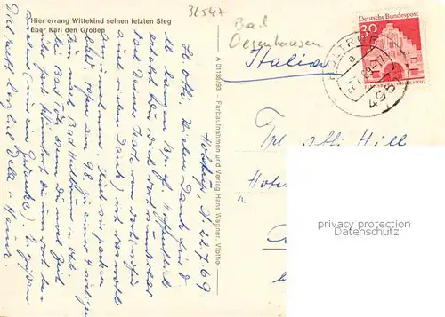 AK / Ansichtskarte  Bad_Oeynhausen Autobahn Rehme mit Werre Muendung Westfaelische Pforte Weser und Rheme Bad_Oeynhausen