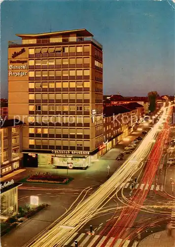 AK / Ansichtskarte  Reutlingen_BW Karlstrasse mit Hochhaus General Anzeiger 