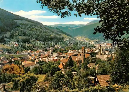 AK / Ansichtskarte  Alpirsbach Kur und Klosterstadt Panorama Alpirsbach