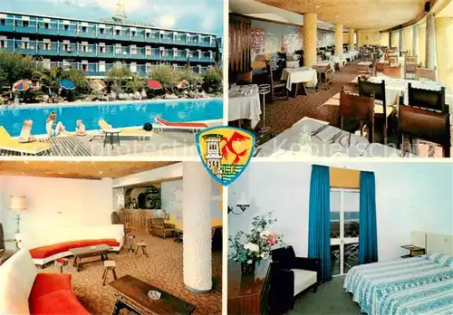 AK / Ansichtskarte  Torralta Hotel da Meia Praia Speisesaal Foyer Zimmer Torralta