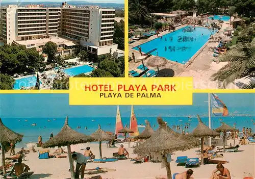 AK / Ansichtskarte 73829919 Playa_de_Palma_Mallorca Hotel Playa Park Schwimmbad Strand Playa_de_Palma_Mallorca