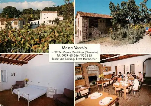 AK / Ansichtskarte  Massa_Marittima_Toscana_IT Massa Vecchia Zimmer Gaststube 