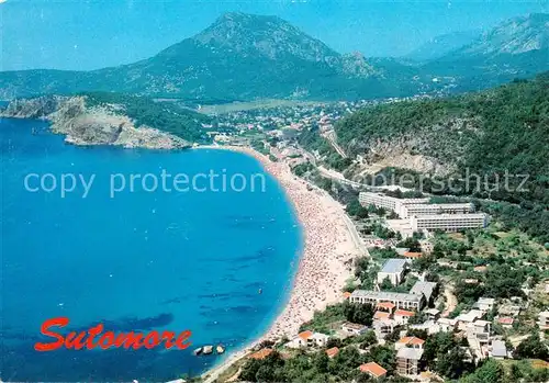 AK / Ansichtskarte Sutomore_Sutomora_Dalmatien_Croatia Fliegeraufnahme 