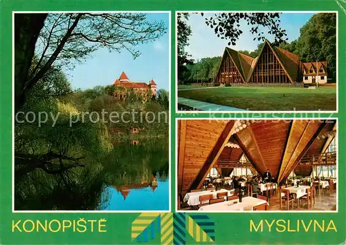 AK / Ansichtskarte Konopiste_CZ Myslivna Konopiste Hunting Lodge 