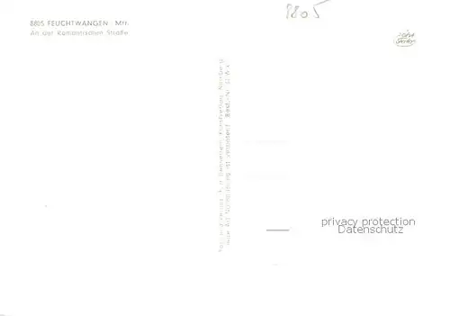 AK / Ansichtskarte Feuchtwangen Marktplatz Kreuzgang Siedlung Weiherlache Feuchtwangen