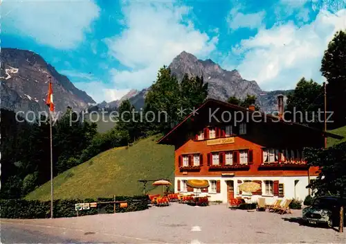 AK / Ansichtskarte Engelberg__OW Restaurant Boden mit Hutstock Juchlipass 