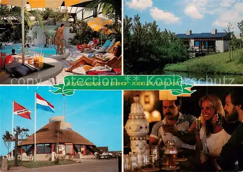 AK / Ansichtskarte Zuidelijk_NL Bungalowpark De Eemhof  Pool Restaurant Gastraum 