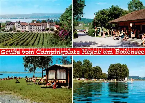 AK / Ansichtskarte Hegne_Konstanz Campingplatz Hegne Teilansichten Hegne_Konstanz