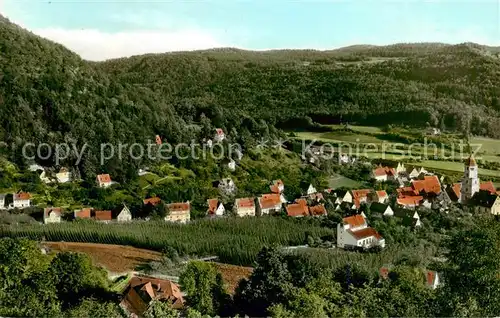 AK / Ansichtskarte Pommelsbrunn Panorama Fraenkische Alb Pommelsbrunn