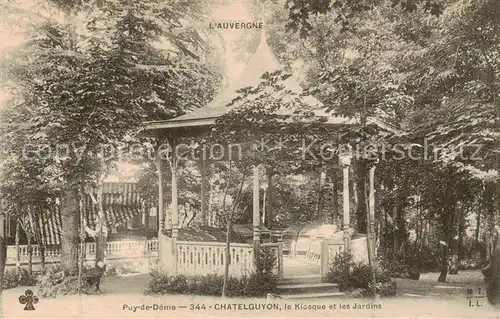 AK / Ansichtskarte  Chatelguyon_63 Le Kiosque et les Jardins 