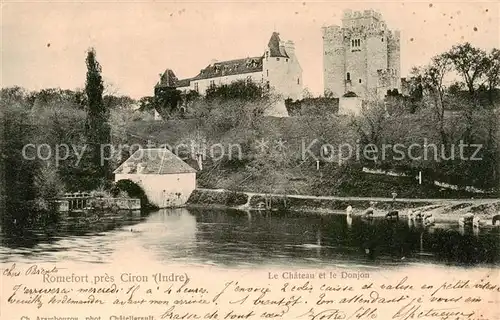 AK / Ansichtskarte  Romefort_Chateau_de_33_Blaignan Le Chateau et le Donjon 