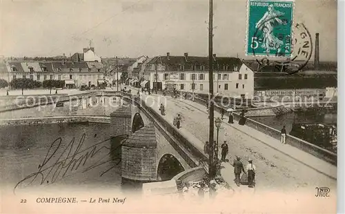 AK / Ansichtskarte  Compiegne_60 Le Pont Neuf 