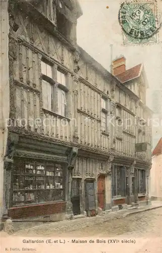 AK / Ansichtskarte  Gallardon_28 Maison de Bois 