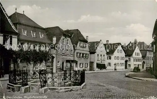 AK / Ansichtskarte  Gerolzhofen Ruegshofenerstrasse Gerolzhofen