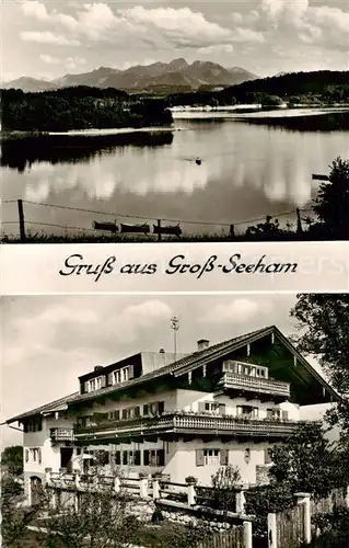 AK / Ansichtskarte  Gross-Seeham_Grossseeham Fremdenheim Rieder am Seehamer See 