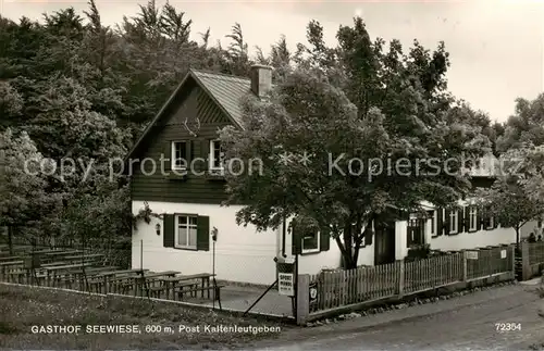 AK / Ansichtskarte 73830209 Kaltenleutgeben_AT Gasthof Seewiese 