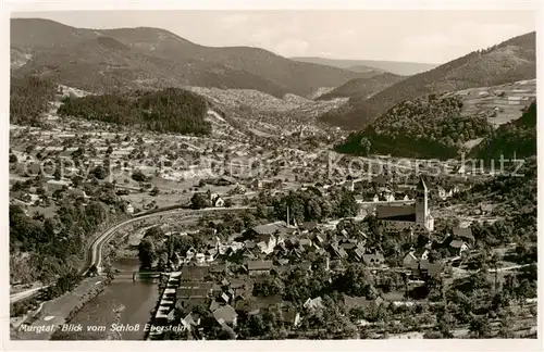 AK / Ansichtskarte  Murgtal_Baden Blick vom Schloss Erberstein Murgtal_Baden