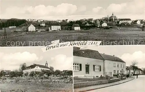 AK / Ansichtskarte  Konfeld Panorama Strassenpartie Konfeld