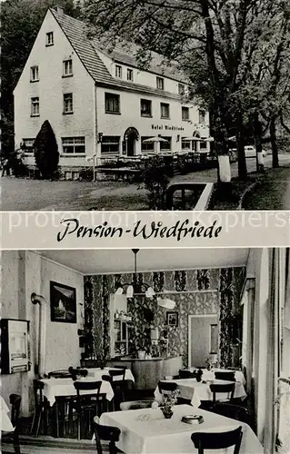 AK / Ansichtskarte 73830290 Arnsau Hotel Pension Waldfriede Gaststube Arnsau