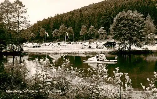 AK / Ansichtskarte  Altensteig_Schwarzwald Camping Platz Altensteig_Schwarzwald